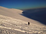 Nízké Taury na skialpech, Alpské počasí tentokrát ukázalo všechny své tváře, od mrazivě ledového slunce, přes alpskou horskou bouři s vichřicí, až po usměvavý sluneční den. Takže jako obvykle díky Alponoši :-) - fotografie 160