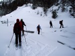Nízké Taury na skialpech, Alpské počasí tentokrát ukázalo všechny své tváře, od mrazivě ledového slunce, přes alpskou horskou bouři s vichřicí, až po usměvavý sluneční den. Takže jako obvykle díky Alponoši :-) - fotografie 226