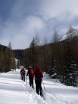 Nízké Taury na skialpech, Alpské počasí tentokrát ukázalo všechny své tváře, od mrazivě ledového slunce, přes alpskou horskou bouři s vichřicí, až po usměvavý sluneční den. Takže jako obvykle díky Alponoši :-) - fotografie 227