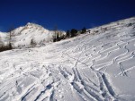 Nzk Taury na skialpech, Alpsk poas tentokrt ukzalo vechny sv tve, od mraziv ledovho slunce, pes alpskou horskou boui s vichic, a po usmvav slunen den. Take jako obvykle dky Alponoi :-) - fotografie 325