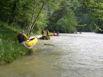 Salza - perla alpskch ek na Yukonech, Opravdu pkn voda a nakonec jsme ani moc nezmokli. S velkou vodou se vichni poprali bravrn. Pes poledne se na ns usmlo i slunko, take jsme se dokonce i oplili.... - fotografie 51