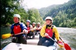 Pr fotek z Adrenalin raftingu na Steyru a Ennsu, Nadhern poas vyvilo ni stav vody na Steyru. Kadopdn Enns byl luxusn vetn poslednho kataraktu. - fotografie 9