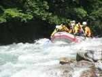 Pr fotek z Adrenalin raftingu na Steyru a Ennsu, Nadhern poas vyvilo ni stav vody na Steyru. Kadopdn Enns byl luxusn vetn poslednho kataraktu. - fotografie 12