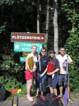 Pr fotek z Adrenalin raftingu na Steyru a Ennsu, Nadhern poas vyvilo ni stav vody na Steyru. Kadopdn Enns byl luxusn vetn poslednho kataraktu. - fotografie 14