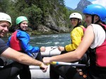 Pr fotek z Adrenalin raftingu na Steyru a Ennsu, Nadhern poas vyvilo ni stav vody na Steyru. Kadopdn Enns byl luxusn vetn poslednho kataraktu. - fotografie 24