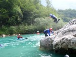 RAFTING, CANYONING a HYDROSPEED v Julskch Alpch, Poasko, stejn jako parta bylo super. Vody akort a zitk milion. Prost bjen kombinace. - fotografie 10