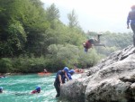 RAFTING, CANYONING a HYDROSPEED v Julskch Alpch, Poasko, stejn jako parta bylo super. Vody akort a zitk milion. Prost bjen kombinace. - fotografie 14