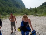 RAFTING, CANYONING a HYDROSPEED v Julskch Alpch, Poasko, stejn jako parta bylo super. Vody akort a zitk milion. Prost bjen kombinace. - fotografie 43