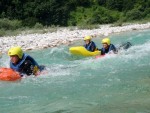 RAFTING, CANYONING a HYDROSPEED v Julskch Alpch, Poasko, stejn jako parta bylo super. Vody akort a zitk milion. Prost bjen kombinace. - fotografie 62