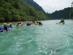 RAFTING, CANYONING a HYDROSPEED v Julskch Alpch, Poasko, stejn jako parta bylo super. Vody akort a zitk milion. Prost bjen kombinace. - fotografie 66