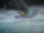 RAFTING, CANYONING a HYDROSPEED v Julskch Alpch, Poasko, stejn jako parta bylo super. Vody akort a zitk milion. Prost bjen kombinace. - fotografie 83