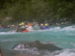 RAFTING, CANYONING a HYDROSPEED v Julskch Alpch, Poasko, stejn jako parta bylo super. Vody akort a zitk milion. Prost bjen kombinace. - fotografie 95