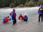 RAFTING, CANYONING a HYDROSPEED v Julskch Alpch, Poasko, stejn jako parta bylo super. Vody akort a zitk milion. Prost bjen kombinace. - fotografie 227