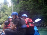 RAFTING, CANYONING a HYDROSPEED v Julskch Alpch, Poasko, stejn jako parta bylo super. Vody akort a zitk milion. Prost bjen kombinace. - fotografie 263