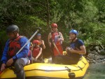 RAFTING, CANYONING a HYDROSPEED v Julskch Alpch, Poasko, stejn jako parta bylo super. Vody akort a zitk milion. Prost bjen kombinace. - fotografie 293