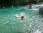 RAFTING, CANYONING a HYDROSPEED v Julskch Alpch, Poasko, stejn jako parta bylo super. Vody akort a zitk milion. Prost bjen kombinace. - fotografie 296