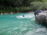 RAFTING, CANYONING a HYDROSPEED v Julskch Alpch, Poasko, stejn jako parta bylo super. Vody akort a zitk milion. Prost bjen kombinace. - fotografie 300