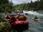 RAFTING EXPEDICE NORSKO 2008, Vborn parta, postupn se zlepujc poas, ideln stavy vody v ekch a opravdov outdoorov dobrodrustv to byla expedice Rafting Norsko 2008 - fotografie 31