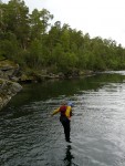 RAFTING EXPEDICE NORSKO 2008, Vborn parta, postupn se zlepujc poas, ideln stavy vody v ekch a opravdov outdoorov dobrodrustv to byla expedice Rafting Norsko 2008 - fotografie 42