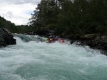 RAFTING EXPEDICE NORSKO 2008, Vborn parta, postupn se zlepujc poas, ideln stavy vody v ekch a opravdov outdoorov dobrodrustv to byla expedice Rafting Norsko 2008 - fotografie 55