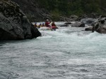 RAFTING EXPEDICE NORSKO 2008, Vborn parta, postupn se zlepujc poas, ideln stavy vody v ekch a opravdov outdoorov dobrodrustv to byla expedice Rafting Norsko 2008 - fotografie 58