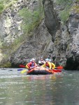 RAFTING EXPEDICE NORSKO 2008, Vborn parta, postupn se zlepujc poas, ideln stavy vody v ekch a opravdov outdoorov dobrodrustv to byla expedice Rafting Norsko 2008 - fotografie 66