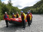 RAFTING EXPEDICE NORSKO 2008, Vborn parta, postupn se zlepujc poas, ideln stavy vody v ekch a opravdov outdoorov dobrodrustv to byla expedice Rafting Norsko 2008 - fotografie 67