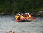 RAFTING EXPEDICE NORSKO 2008, Vborn parta, postupn se zlepujc poas, ideln stavy vody v ekch a opravdov outdoorov dobrodrustv to byla expedice Rafting Norsko 2008 - fotografie 102