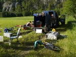 RAFTING EXPEDICE NORSKO 2008, Vborn parta, postupn se zlepujc poas, ideln stavy vody v ekch a opravdov outdoorov dobrodrustv to byla expedice Rafting Norsko 2008 - fotografie 108