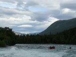 RAFTING EXPEDICE NORSKO 2008, Vborn parta, postupn se zlepujc poas, ideln stavy vody v ekch a opravdov outdoorov dobrodrustv to byla expedice Rafting Norsko 2008 - fotografie 302