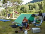 RAFTING EXPEDICE NORSKO 2008, Vborn parta, postupn se zlepujc poas, ideln stavy vody v ekch a opravdov outdoorov dobrodrustv to byla expedice Rafting Norsko 2008 - fotografie 330