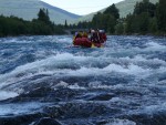 RAFTING EXPEDICE NORSKO 2008, Vborn parta, postupn se zlepujc poas, ideln stavy vody v ekch a opravdov outdoorov dobrodrustv to byla expedice Rafting Norsko 2008 - fotografie 395