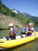 Foto 3: RAFTING SOČA a poslední sluneční paprsky v Julských Alpách (na raftu)