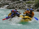 Foto 6: RAFTING SO�A a posledn� slune�n� paprsky v Julsk�ch Alp�ch (na raftu)