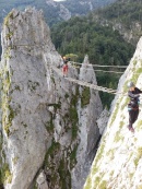 Foto 3: Lehk Via Ferrata expedice Katrin+vstup na Schafberg+Drachenwand+koupn v jezee Mondsee